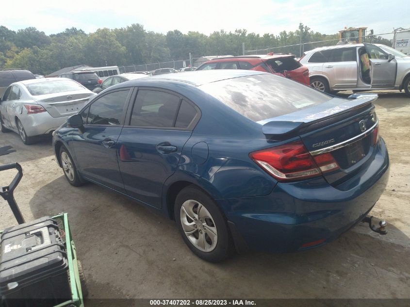 2013 HONDA CIVIC SDN LX 2HGFB2F54DH585509