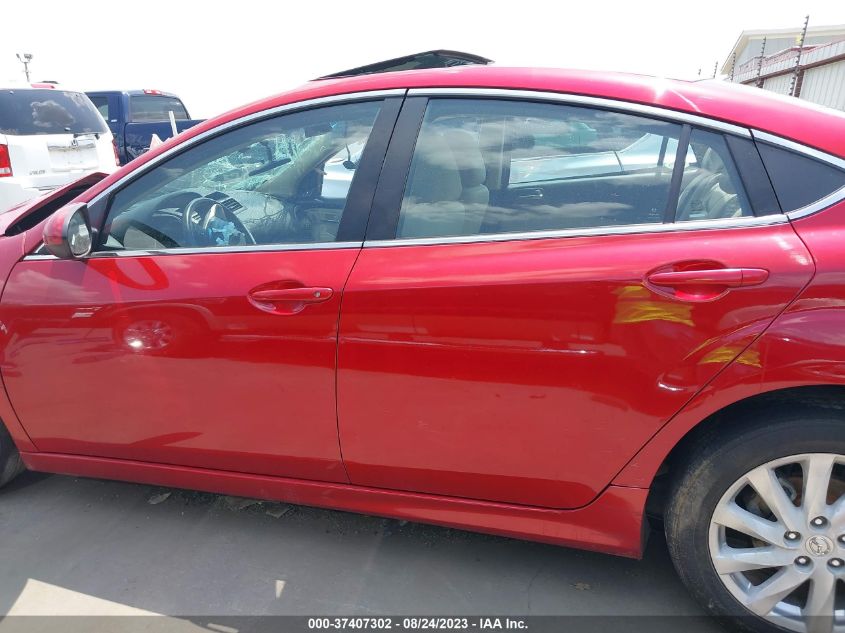 2013 MAZDA MAZDA6 I TOURING - 1YVHZ8DH9D5M10581