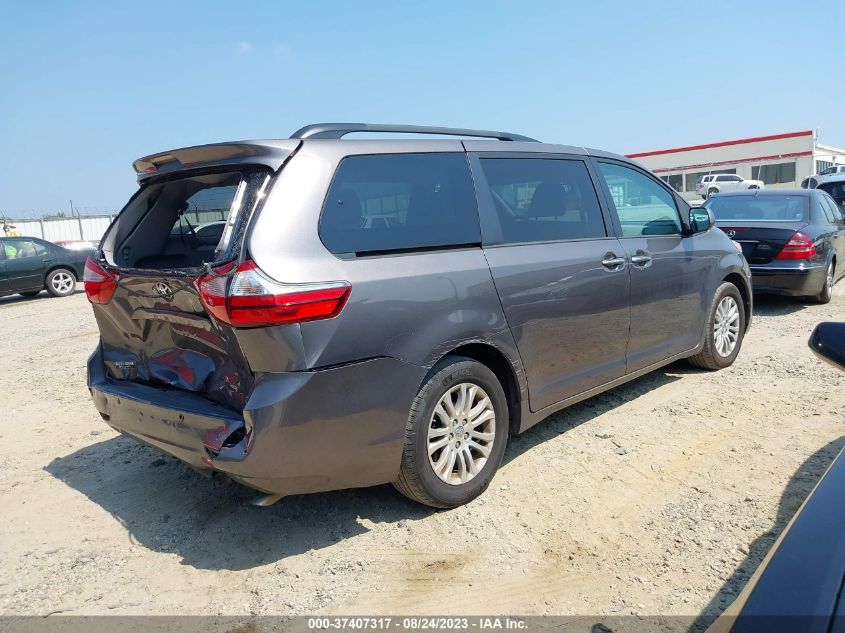 2016 TOYOTA SIENNA XLE/XLE AAS/LTD - 5TDYK3DC0GS711479