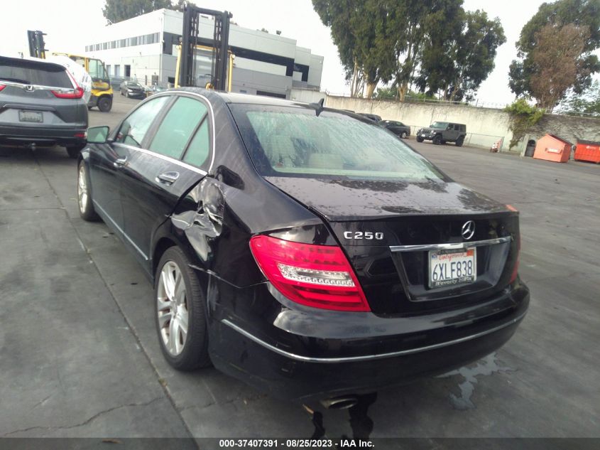 2013 MERCEDES-BENZ C-CLASS C 250 - WDDGF4HB3DF965227