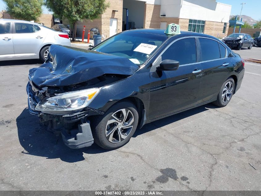 2016 HONDA ACCORD SEDAN LX - 1HGCR2F37GA212819