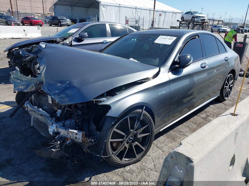 VIN 55SWF6EB9HU194027 2017 MERCEDES-BENZ C-CLASS AMG C 43