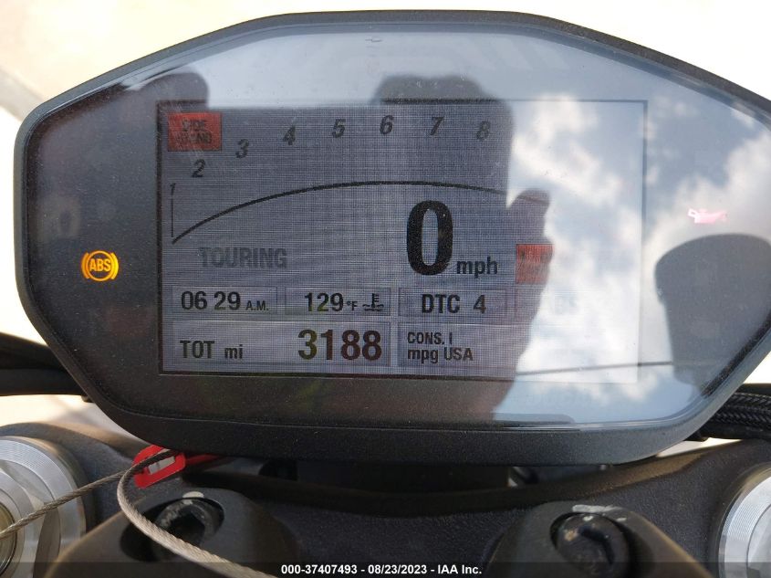 2016 DUCATI MONSTER 1200 S - ZDM1RBSV1GB021019