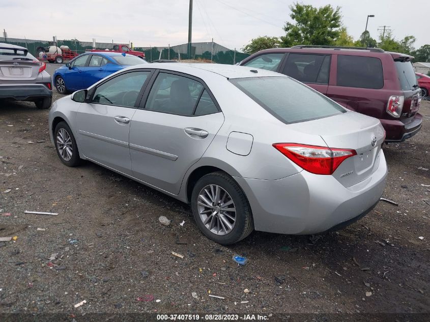 2014 TOYOTA COROLLA L/LE/S/S PLUS/LE PLUS - 5YFBURHEXEP130639