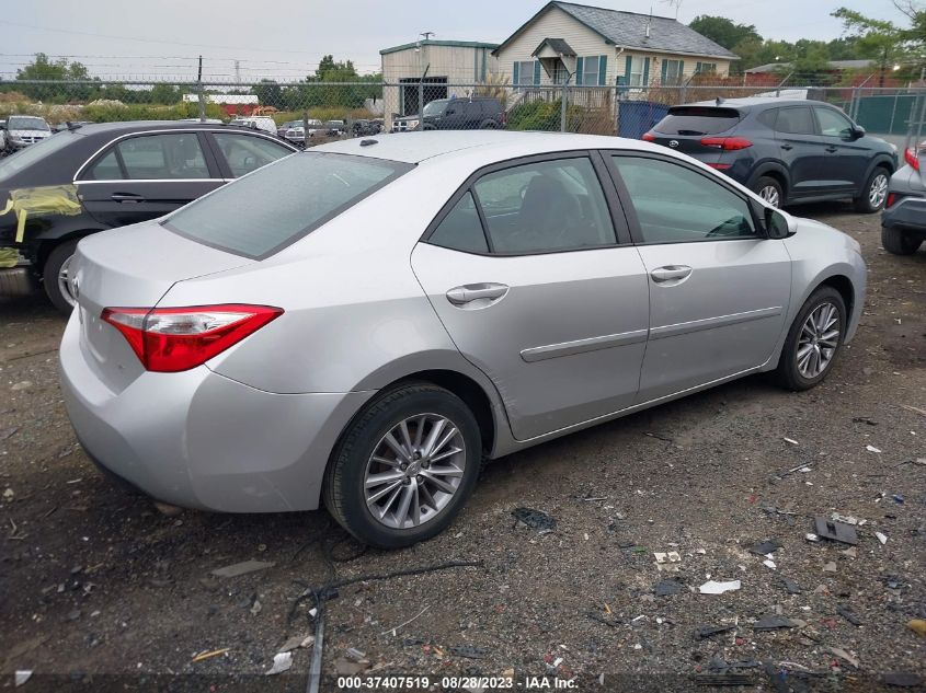 2014 TOYOTA COROLLA L/LE/S/S PLUS/LE PLUS - 5YFBURHEXEP130639