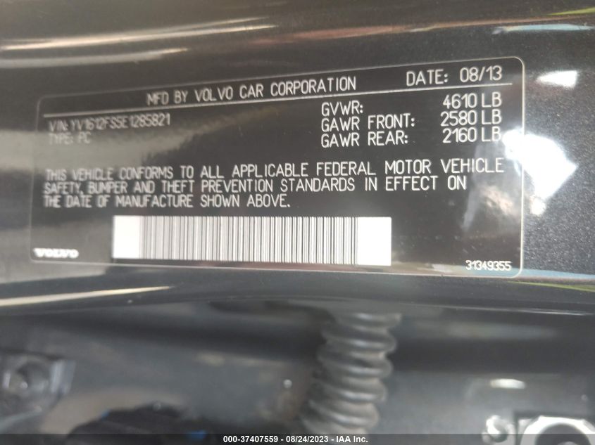 2014 VOLVO S60 T5 - YV1612FS5E1285821