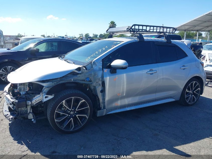 2019 TOYOTA COROLLA HATCHBACK SE/XSE JTNK4RBE2K3002064