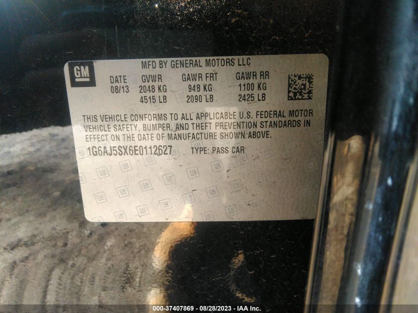 2014 CADILLAC ATS PERFORMANCE - 1G6AJ5SX6E0112627