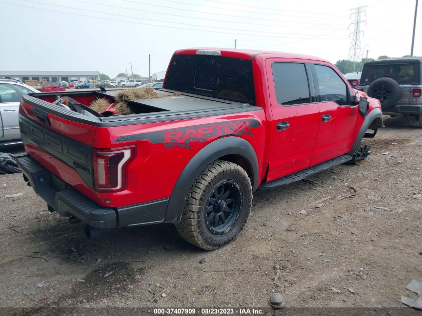2018 FORD F-150 RAPTOR - 1FTFW1RG6JFD10232