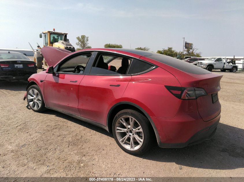 2022 TESLA MODEL Y LONG RANGE - 7SAYGDEE3NF369652