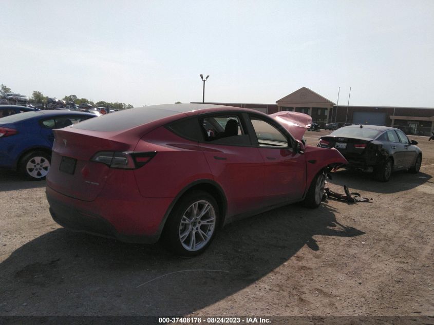 2022 TESLA MODEL Y LONG RANGE - 7SAYGDEE3NF369652