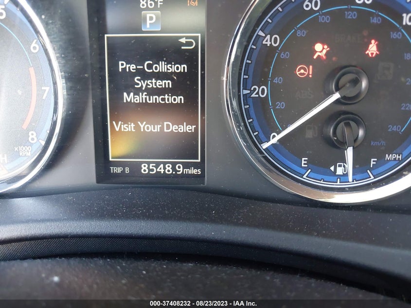 VIN 2T1BURHE6JC037045 2018 TOYOTA COROLLA L/LE/XLE/SE/XSE