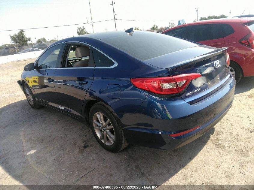 2016 HYUNDAI SONATA 2.4L SE - 5NPE24AFXGH308252