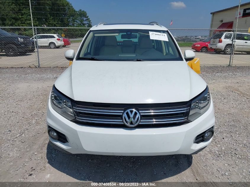 2016 VOLKSWAGEN TIGUAN SE - WVGBV7AXXGW590502