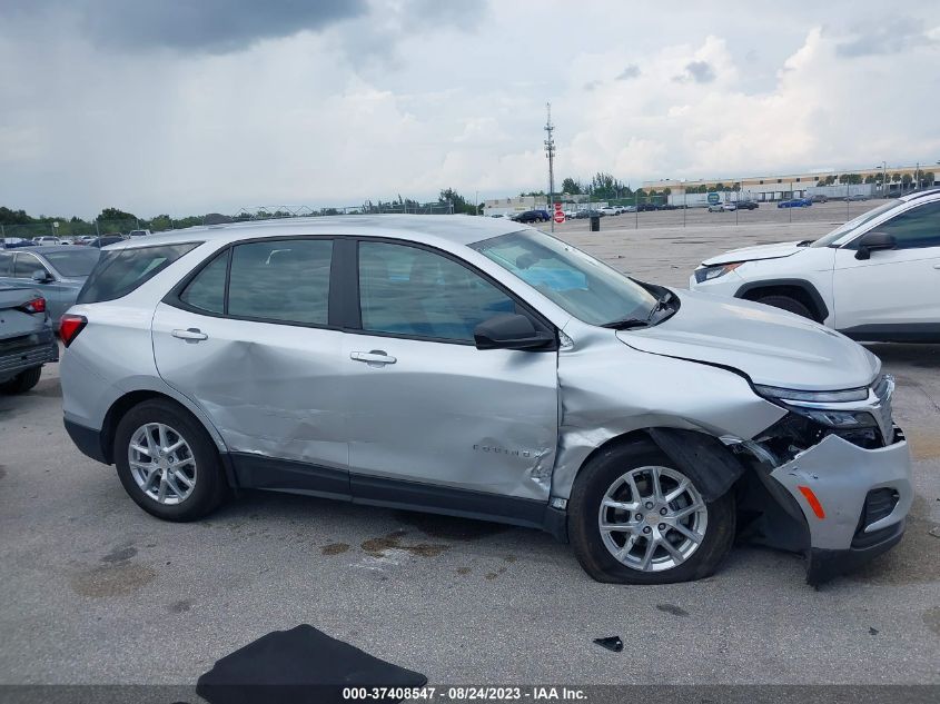 2022 CHEVROLET EQUINOX LS - 3GNAXHEV0NS167694