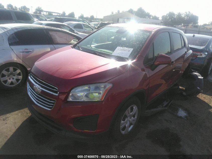 2015 CHEVROLET TRAX LS - KL7CJKSB7FB212411