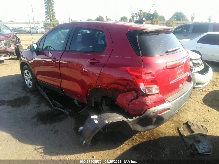 2015 CHEVROLET TRAX LS - KL7CJKSB7FB212411