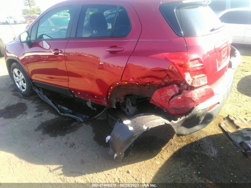 2015 CHEVROLET TRAX LS - KL7CJKSB7FB212411