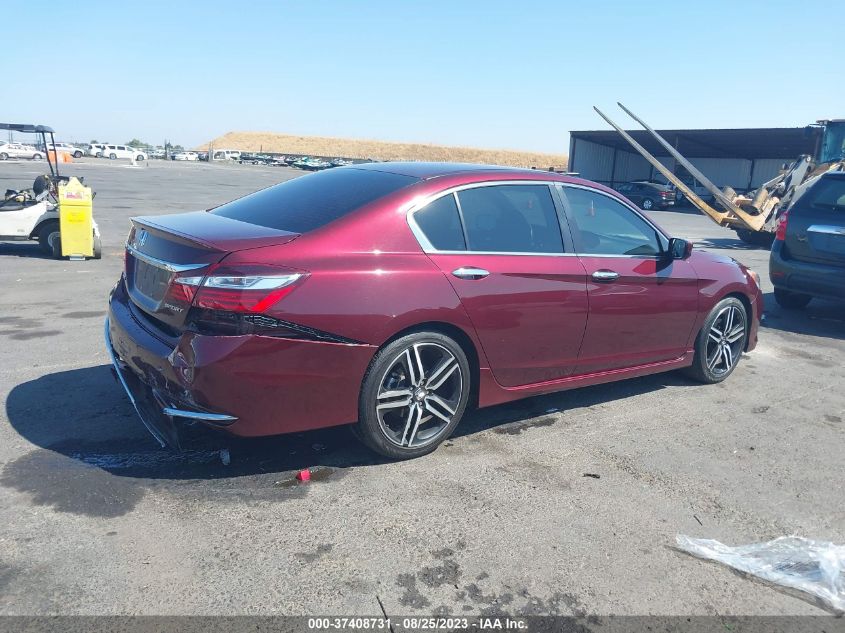 2017 HONDA ACCORD SEDAN SPORT - 1HGCR2F58HA118869