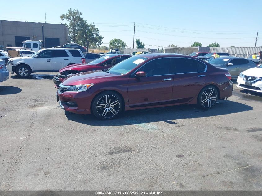 2017 HONDA ACCORD SEDAN SPORT - 1HGCR2F58HA118869