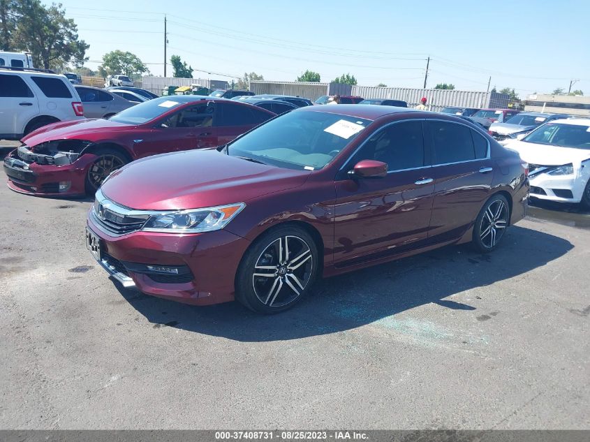 2017 HONDA ACCORD SEDAN SPORT - 1HGCR2F58HA118869