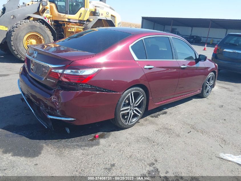 2017 HONDA ACCORD SEDAN SPORT - 1HGCR2F58HA118869