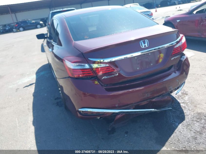2017 HONDA ACCORD SEDAN SPORT - 1HGCR2F58HA118869