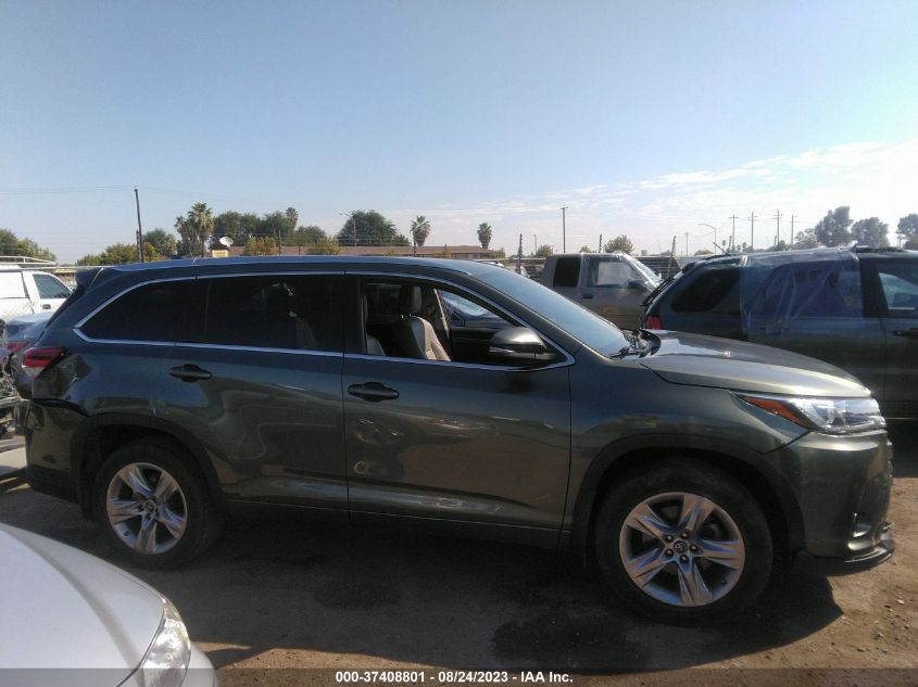 2017 TOYOTA HIGHLANDER LIMITED - 5TDYZRFH7HS190303