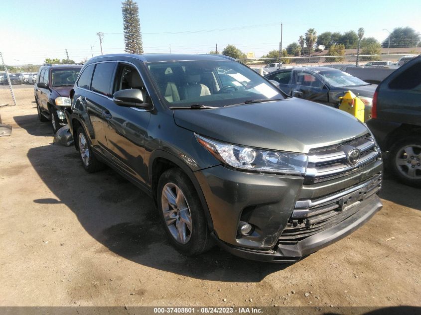 2017 TOYOTA HIGHLANDER LIMITED - 5TDYZRFH7HS190303