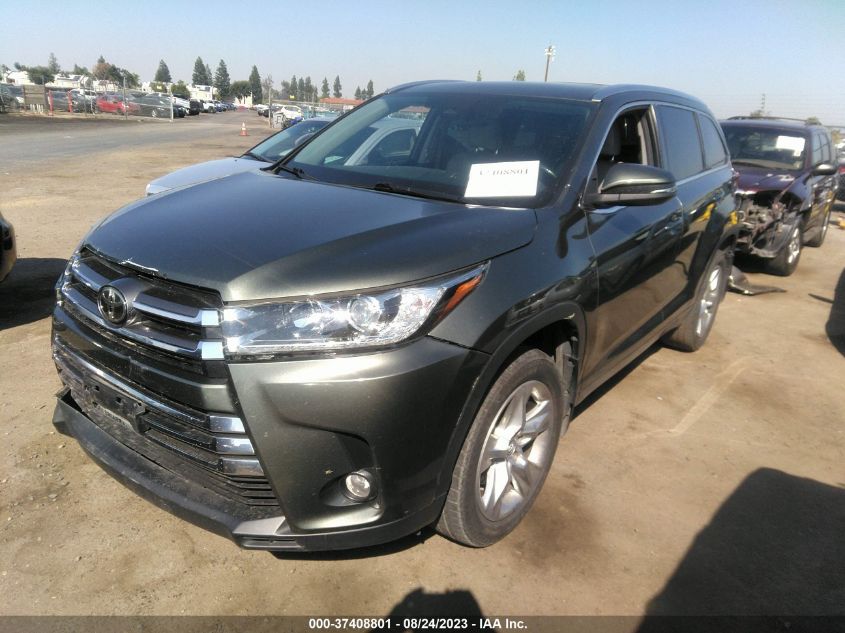 2017 TOYOTA HIGHLANDER LIMITED - 5TDYZRFH7HS190303