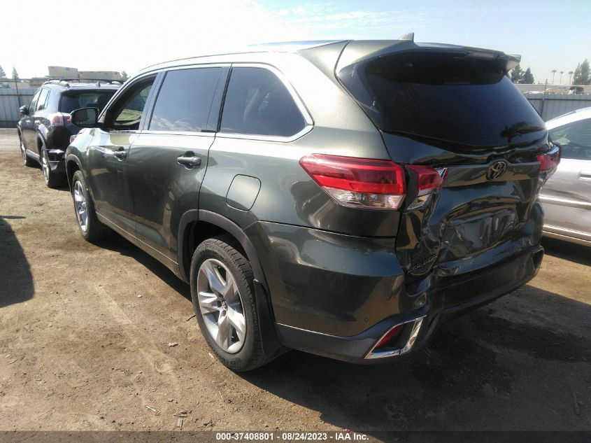 2017 TOYOTA HIGHLANDER LIMITED - 5TDYZRFH7HS190303