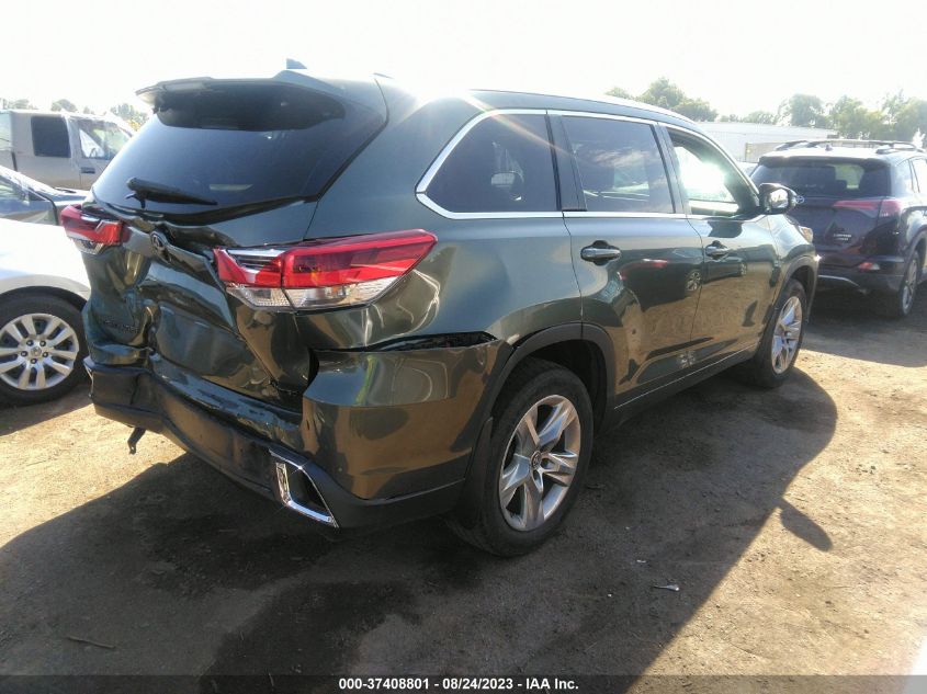 2017 TOYOTA HIGHLANDER LIMITED - 5TDYZRFH7HS190303