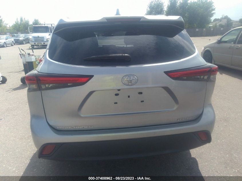 2020 TOYOTA HIGHLANDER XLE - 5TDGZRBH1LS503467