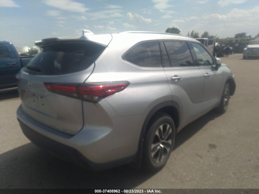 2020 TOYOTA HIGHLANDER XLE - 5TDGZRBH1LS503467