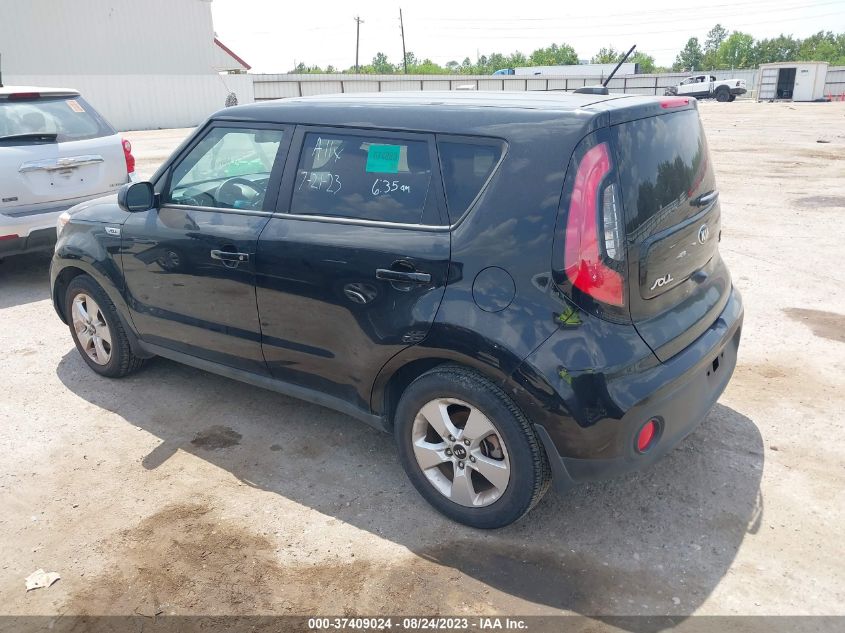 2017 KIA SOUL BASE - KNDJN2A28H7466215