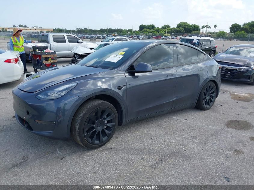 VIN 5YJYGDEE7MF198352 2021 TESLA MODEL Y LONG RANGE