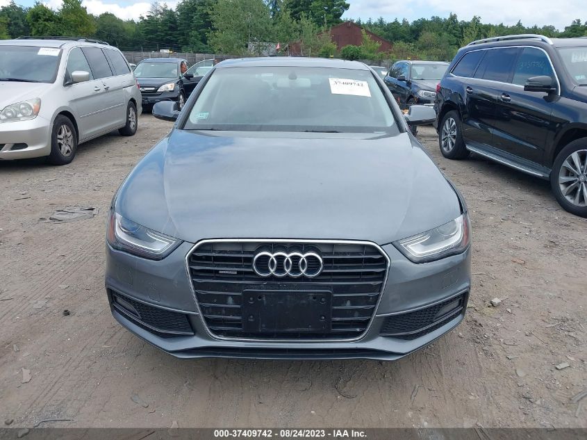 2014 AUDI A4 PREMIUM - WAUBFAFL0EN006886