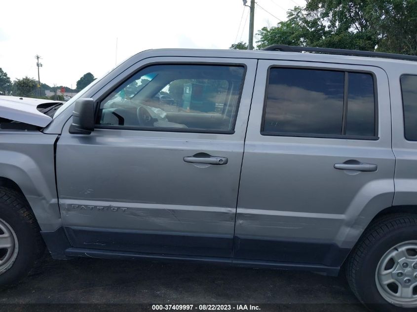 2015 JEEP PATRIOT SPORT - 1C4NJPBB4FD186203