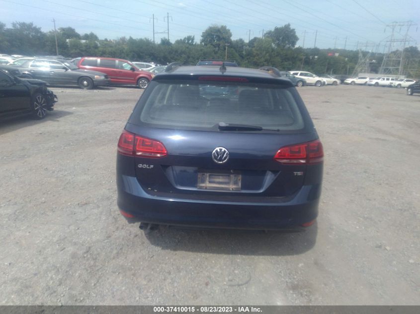2016 VOLKSWAGEN GOLF SPORTWAGEN TSI S 3VWC17AU4GM501014