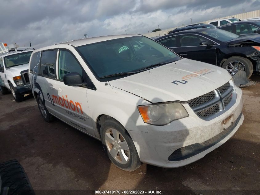 2013 DODGE GRAND CARAVAN SE - 2C4RDGBG7DR663799
