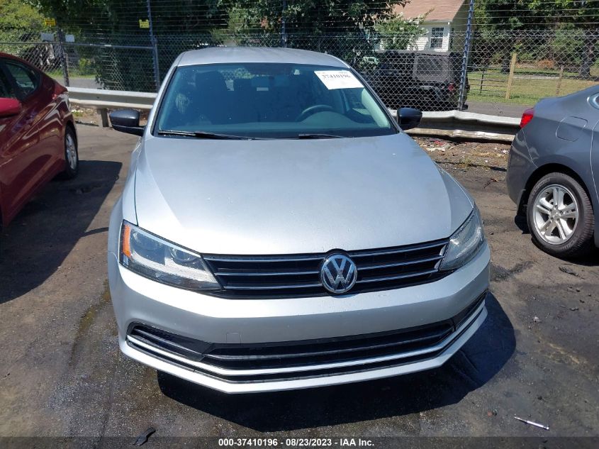 2015 VOLKSWAGEN JETTA SEDAN 2.0L S W/TECHNOLOGY - 3VW2K7AJ9FM401858