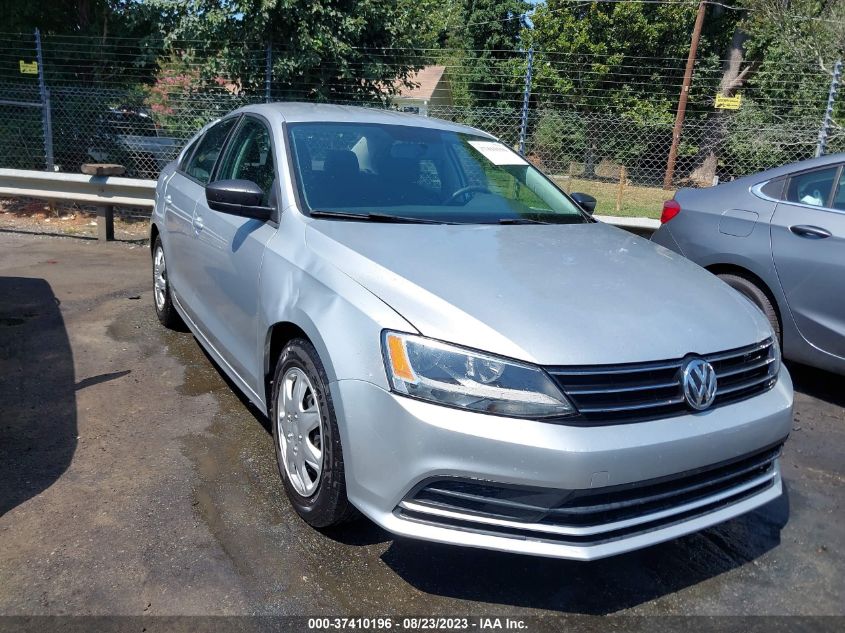 2015 VOLKSWAGEN JETTA SEDAN 2.0L S W/TECHNOLOGY - 3VW2K7AJ9FM401858