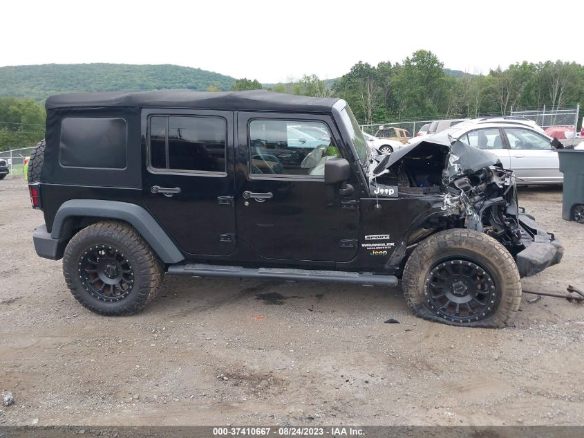 2013 JEEP WRANGLER UNLIMITED SPORT - 1C4HJWDG6DL694725
