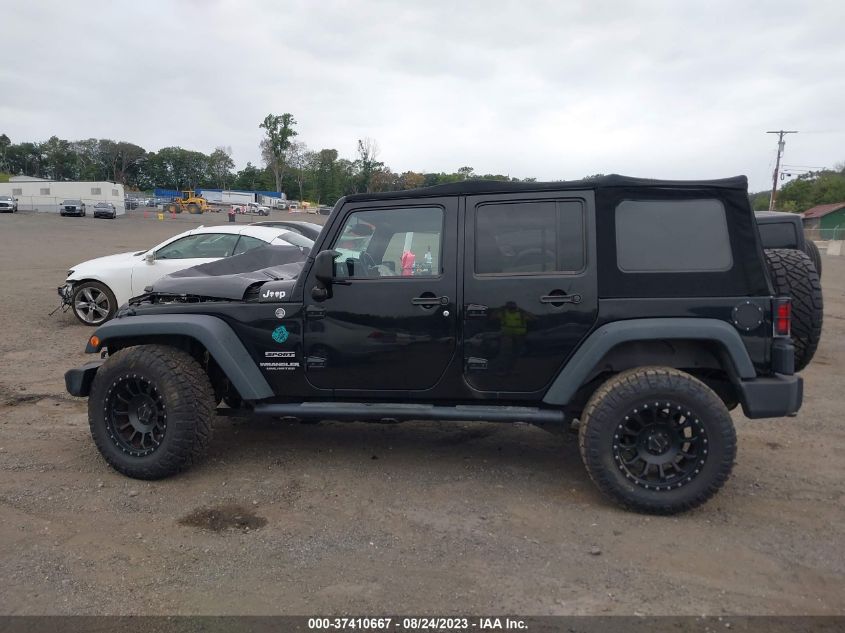 2013 JEEP WRANGLER UNLIMITED SPORT - 1C4HJWDG6DL694725