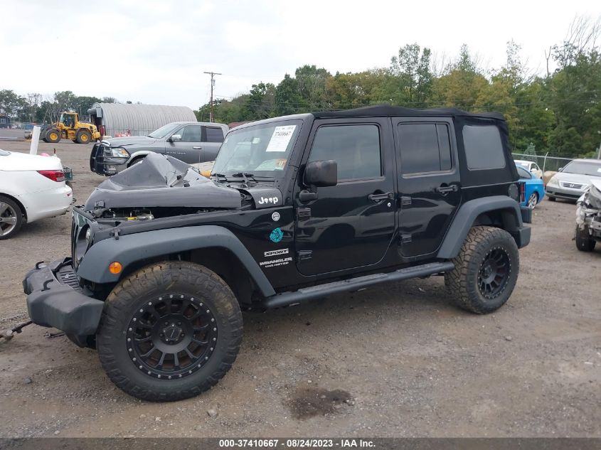 2013 JEEP WRANGLER UNLIMITED SPORT - 1C4HJWDG6DL694725