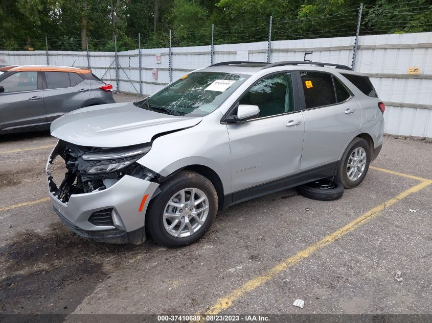 2022 CHEVROLET EQUINOX LT - 3GNAXKEV1NL119385
