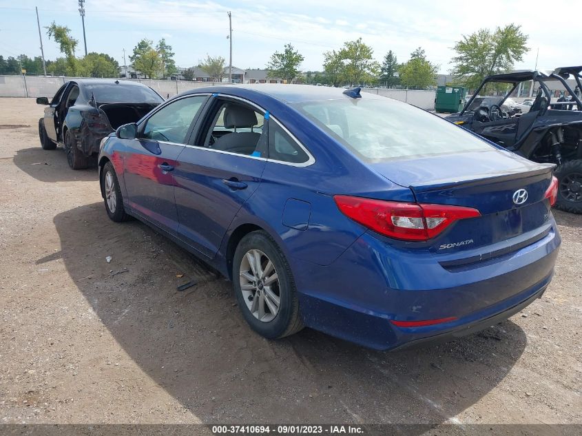 2017 HYUNDAI SONATA 2.4L - 5NPE24AF3HH589862