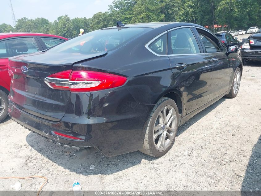 2019 FORD FUSION SEL - 3FA6P0CD7KR181157