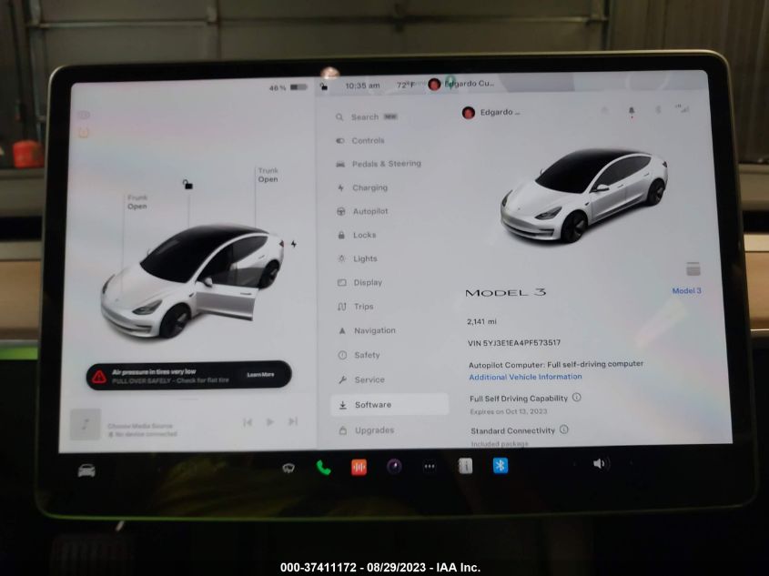 2023 TESLA MODEL 3 - 5YJ3E1EA4PF573517