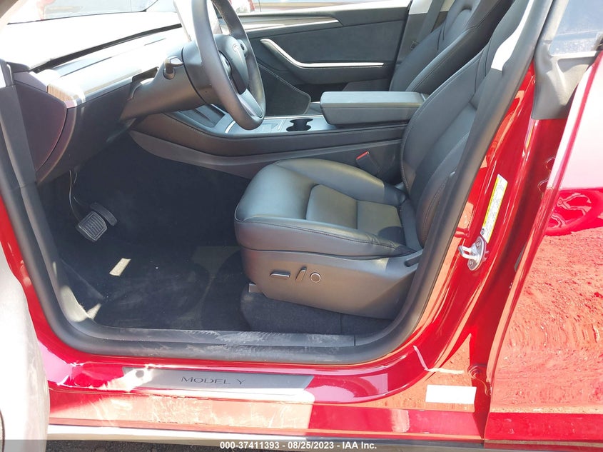 VIN 7SAYGDEE2NA022343 2022 TESLA MODEL Y LONG RANGE
